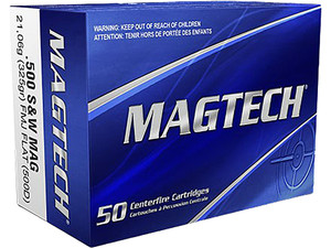 Magtech 500 S&W Magnum 325gr FMJ 20Rnd Handgun Ammo Nexgen Outfitters Magtech 500 S&W Magnum 325gr FMJ 20Rnd Handgun Ammo Nexgen Outfitters
