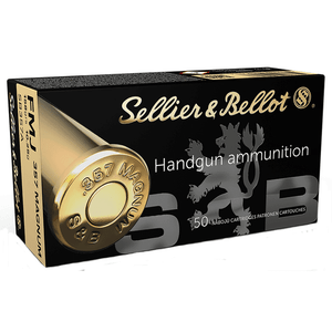 Sellier & Bellot 357 Magnum 158gr FMJ 50Rnd Handgun Ammo Nexgen Outfitters Sellier & Bellot 357 Magnum 158gr FMJ 50Rnd Handgun Ammo Nexgen Outfitters