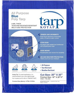 Kotap Blue Poly Tarp 20' X 30' Nexgen Outfitters Kotap Blue Poly Tarp 20' X 30' Nexgen Outfitters