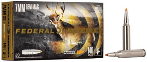 Federal Premium 7mm Remington Magnum 140gr Speer Trophy Bonded Tip Bonded Polymer Tip 20Rnd Rifle Ammo Nexgen Outfitters Federal Premium 7mm Remington Magnum 140gr Speer Trophy Bonded Tip Bonded Polymer Tip 20Rnd Rifle Ammo Nexgen Outfitters