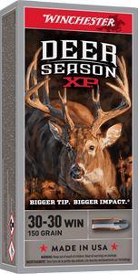 Winchester Deer Season XP 30-30 Winchester 150gr Extreme Point Polymer Tip 20Rnd Rifle Ammo Nexgen Outfittters Winchester Deer Season XP 30-30 Winchester 150gr Extreme Point Polymer Tip 20Rnd Rifle Ammo Nexgen Outfittters