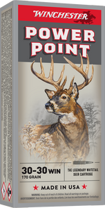 Winchester Power Point 30-30 Winchester 170gr Jacketed Soft Point 20Rnd Rifle Ammo Nexgen Outfitters Winchester Power Point 30-30 Winchester 170gr Jacketed Soft Point 20Rnd Rifle Ammo Nexgen Outfitters