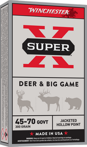 Winchester Super X 45-70 Government 300gr Jacketed Hollow Point 20Rnd Rifle Ammo Nexgen Outfitters Winchester Super X 45-70 Government 300gr Jacketed Hollow Point 20Rnd Rifle Ammo Nexgen Outfitters