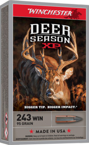 Winchester Deer Season XP 243 Winchester 95gr Extreme Point Polymer Tip 20Rnd Rifle Ammo Nexgen Outfitters Winchester Deer Season XP 243 Winchester 95gr Extreme Point Polymer Tip 20Rnd Rifle Ammo Nexgen Outfitters