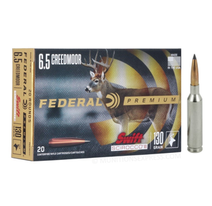 Federal Premium 6.5 Creedmoor 130gr Swift Scirocco II Bonded Polymer Tip 20Rnd Rifle Ammo Nexgen Outfitters Federal Premium 6.5 Creedmoor 130gr Swift Scirocco II Bonded Polymer Tip 20Rnd Rifle Ammo Nexgen Outfitters