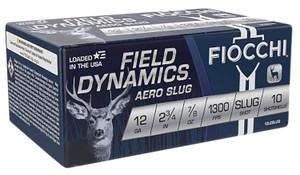 Fiocchi Low Recoil Aero 12 Gauge 2.75" 7/8oz Rifled Slug 10Rnd Shotgun Ammo Nexgen Outfitters Fiocchi Low Recoil Aero 12 Gauge 2.75" 7/8oz Rifled Slug 10Rnd Shotgun Ammo Nexgen Outfitters