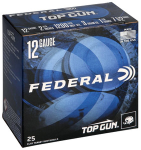 Federal Top Gun 12 Gauge 2.75" 1 1/8oz #7.5 Shot 25Rnd Shotgun Ammo Nexgen Outfitters Federal Top Gun 12 Gauge 2.75" 1 1/8oz #7.5 Shot 25Rnd Shotgun Ammo Nexgen Outfitters