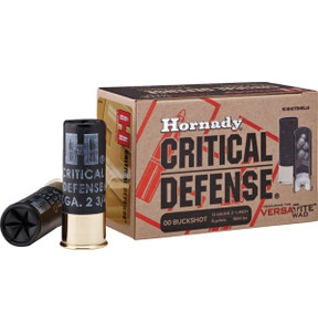 Hornady Critical Defense 12 Gauge 2-3/4" #00 Buckshot 8 Pellets 10Rnd Shotgun Ammo Nexgen Outfitters Hornady Critical Defense 12 Gauge 2-3/4" #00 Buckshot 8 Pellets 10Rnd Shotgun Ammo Nexgen Outfitters