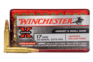 Winchester Super X 17 HMR 20gr Jacketed Hollow Point 50Rnd Rimfire Ammo Nexgen Outfitters Winchester Super X 17 HMR 20gr Jacketed Hollow Point 50Rnd Rimfire Ammo Nexgen Outfitters
