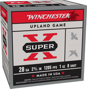 Winchester Super-X High Brass 28 Gauge 2.75" 1oz #8 Shotgun Ammo Nexgen Outfitters Winchester Super-X High Brass 28 Gauge 2.75" 1oz #8 Shotgun Ammo Nexgen Outfitters