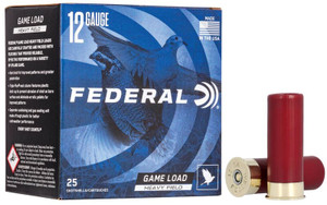Federal Game Load Upland Heavy Field 12 Gauge 2.75" 1-1/8oz #7.5 25Rnd Shotgun Ammo Nexgen Outfitters Federal Game Load Upland Heavy Field 12 Gauge 2.75" 1-1/8oz #7.5 25Rnd Shotgun Ammo Nexgen Outfitters