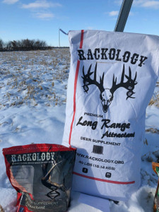 RACKOLOGY'S "TOTAL PACKAGE" Premium Supplement & Attractant 40lb RACKOLOGY'S "TOTAL PACKAGE" Premium Supplement & Attractant 40lb