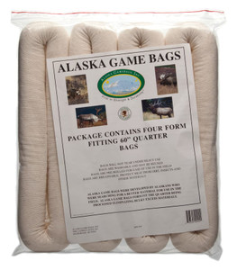 Alaska Game Bags 60" 4-Pack Big Game Rolled Game Bags Alaska Game Bags 60" 4-Pack Big Game Rolled Game Bags