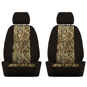 Ruff Tuff Camo Pattern Inserts With Dura EZ-CARE Trim Seat Covers