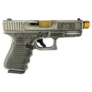 Glock 19 Gen 3 Custom "Trump 2024" 9mm Luger 4.6" 15Rnd Semi-Auto Compact Handgun Glock 19 Gen 3 Custom "Trump 2024" 9mm Luger 4.6" 15Rnd Semi-Auto Compact Handgun