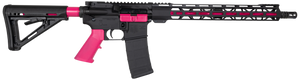 Diamondback DB15 223 Rem/5.56 NATO 30+1 16" Black/Prison Pink Tactical Rifle Nexgen Outfitters