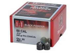 Hornady Pennsylvania Conical 50 Caliber 240gr Muzzleloader Bullets - 50 Count Hornady Pennsylvania Conical 50 Caliber 240gr Muzzleloader Bullets - 50 Count