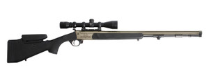 Traditions CR53-84660450 NitroFire Pro 50 26" Cal Tungsten Cerakote Muzzleloading Rifle with 3.5-10-44mm Duplex Scope Traditions CR53-84660450 NitroFire Pro 50 26" Cal Tungsten Cerakote Muzzleloading Rifle with 3.5-10-44mm Duplex Scope