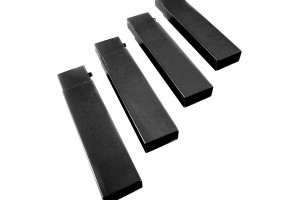 Disc-O-Bed Leg Black Extension Set