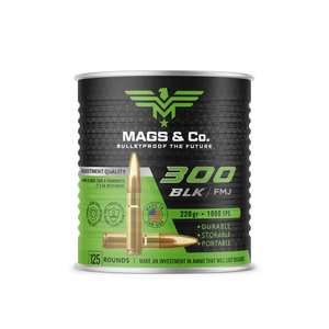 Mags & Co. 300BLK 220gr FMJ (Kidney Beans) 125Rnd Rifle Ammo