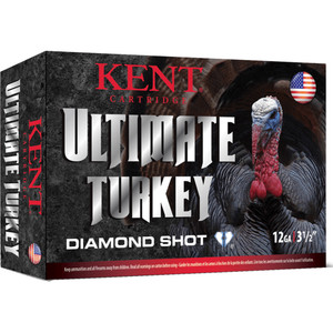 Kent Ultimate Diamond Shot Turkey Load 12 Gauge 3.5" 2 1/4oz 5 Shot 10Rnd Shotgun Ammo