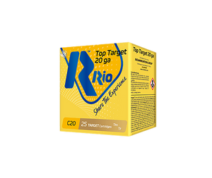 RIO Top Target 20 Gauge 2-3/4" #8 Lead Shot 7/8oz 25Rnd Shotgun Ammo