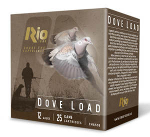 Rio Ammunition High Velocity Dove Loads 12 Gauge 2.75" 1 1/8oz 8Shot 25Rnd Shotgun Ammo