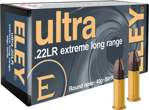 Eley Ultra Extreme Long Range .22lr 40gr 50Rnd Rimfire Rifle Ammo