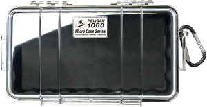 LM330475 Pelican Micro Case 1060 Black/Clear Nexgen Outfitters LM330475 Pelican Micro Case 1060 Black/Clear Nexgen Outfitters