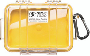 LM330477 Pelican Micro Case 1020 Yellow/Clear Nexgen Outfitters