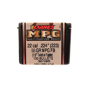 22 Caliber Bullets - Multi-Purpose Green (MPG) 22 Caliber Bullets - Multi-Purpose Green (MPG)