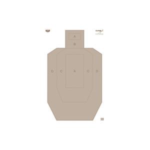 BHBC 37029 Birchwood Casey Eze-Scorer IPSC Practice Targets 23" x 35" - (Per 5) Nexgen Outfitters BHBC 37029 Birchwood Casey Eze-Scorer IPSC Practice Targets 23" x 35" - (Per 5) Nexgen Outfitters