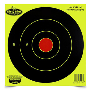 BHBC 35950 Birchwood Casey Dirty Bird Chartreuse 8" Bulls-Eye Targets - (Per 50) Nexgen Outfitters BHBC 35950 Birchwood Casey Dirty Bird Chartreuse 8" Bulls-Eye Targets - (Per 50) Nexgen Outfitters