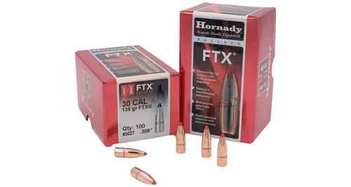 Hornady FTX .30 Cal 135 gr Bullets -100cnt Nexgen Outfitters