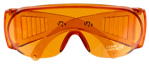 SH101202 Walkers Game Ear Shooting Glasses Full Coverage Wraparound - Amber Nexgen Outfitters