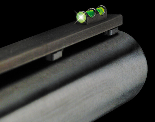SH11670 Truglo Long Bead Shotgun Remington Fiber Optic Green Black Nexgen Outfitters