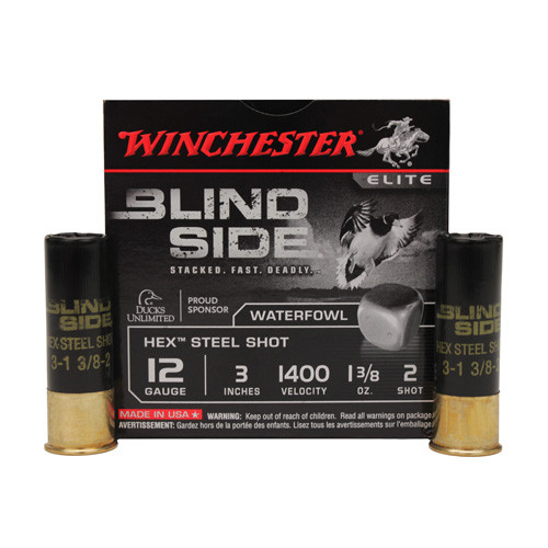 SH117264 Winchester Ammo Blindside 12 Gauge 3" 1-3/8 oz 2 Shot Nexgen Outfitters