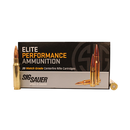 SH23479 Sig Sauer Elite Match Grade .308 Winchester 175gr Open Tip Match 20Rnd Rifle Ammunition Nexgen Outfitters