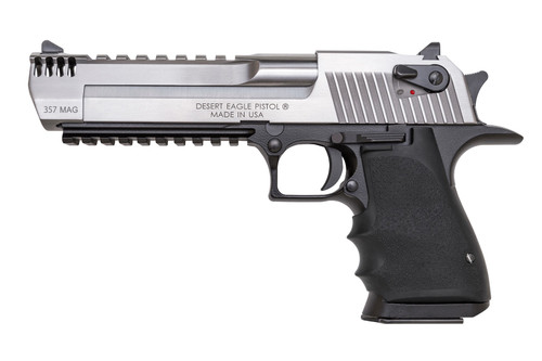 SH24758 Magnum Research Desert Eagle Single .357 Mag - 6", IMB 9 Round, Black-Stainless Steel Nexgen Outfitters