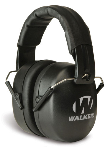 SH24935 Walkers Game Ear EXT Range 30 dB Folding Passive Ear Muffs - Black Nexgen Outfitters