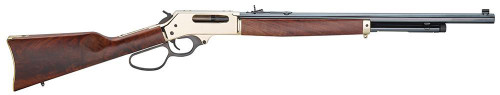 SH2725 Henry Lever Action .45-70 Government Rifle w/ 22" Blued Octagon Barrel, American Walnut Stock, and Brass Receiver Nexgen Outfitters