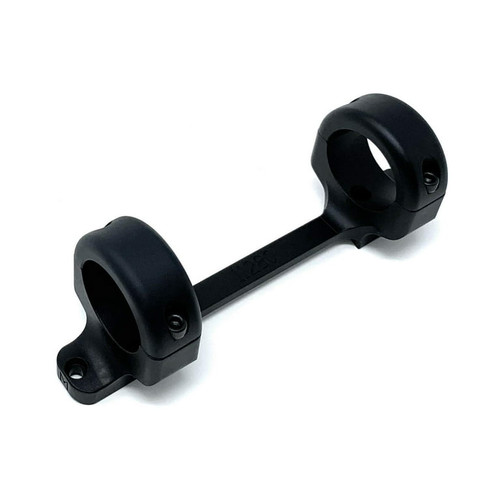DNZ 11280 1-Pc Base & Ring Combo For Ruger American Short Action Black Matte Finish 1" Rings Medium Nexgen Outfitters