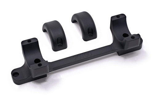 DNZ 21280 1-Pc Base & Ring Combo For Ruger American Long Action Black Matte Finish 1" Rings Medium Nexgen Outfitters