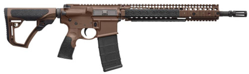 SH3499 Daniel Defense M4A1 5.56 Nato 14.5in Brown Cerakote Threaded Barrel 30+1Rnd DD Mil-Spec Color Adj Stock Semi-Auto Rifle Nexgen Outfitters