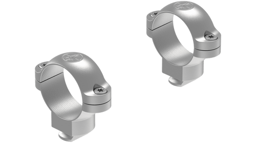 Leupold Dual Dovetail Rings - 1" Tube Diameter, Medium Height, Silver Nexgen Outfitters