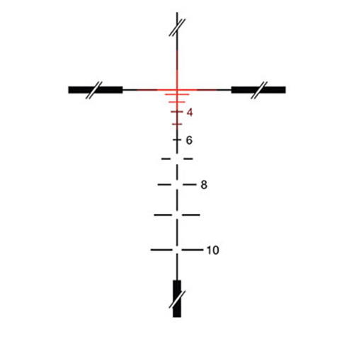 SH44830 Trijicon 4x32 ACOG ECOS lluminated Red TA31-D-100553 Crosshair Rifle Scope w Backup Iron Sights and Red Dot RMR Nexgen Outfitters