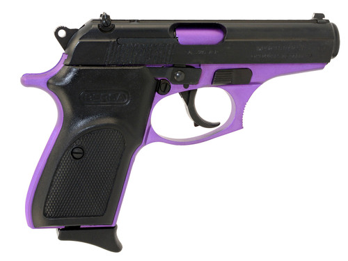 SH46924 Bersa Thunder 380 Automatic Colt Pistol (ACP) Single/Double 3.5" 8+1 Black Polymer Grip Purple Cerakote Frame Black Slide Nexgen Outfitters