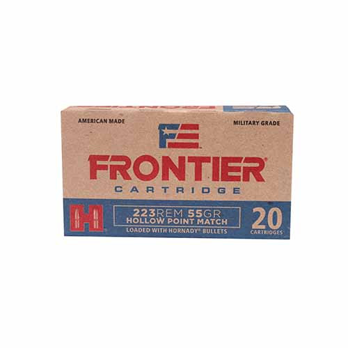 SH50461 Frontier Cartridge  .223 Remington 55gr Hollow Point Match 20Rnd Rifle Ammunition Nexgen Outfitters