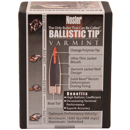 22 Caliber Bullets - Ballistic Tip Varmint
