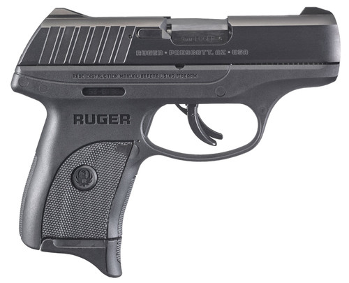 SH52078 Ruger EC9s Standard Double 9mm Luger 3.12" 7+1 Black Polymer Grip/Frame Grip Black Nexgen Outfitters
